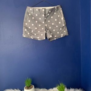 J. Crew // polka dotted shorts